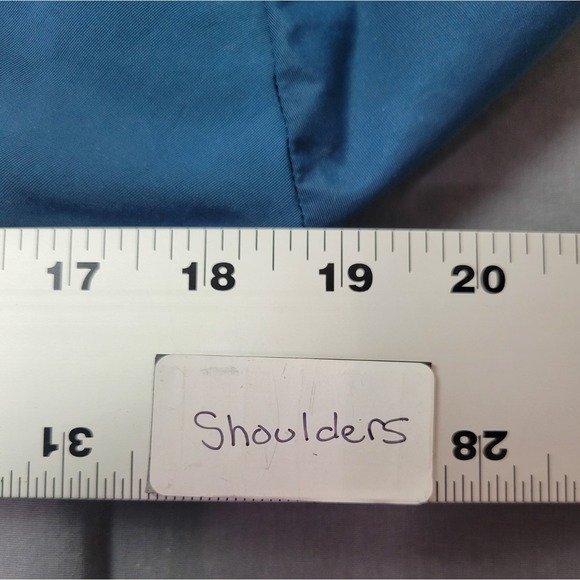 Eddie Bauer‎ Womens Blue Nylon Thermore Lined Jacket Coat Hooded XL - Picture 12 of 13